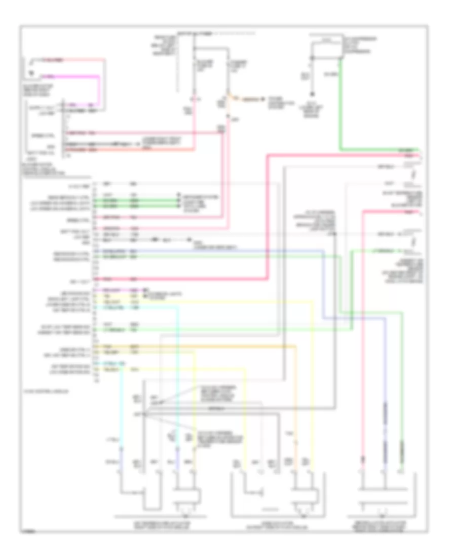 Manual AC Wiring Diagram (1 of 2) for Buick Lucerne CXS 2008