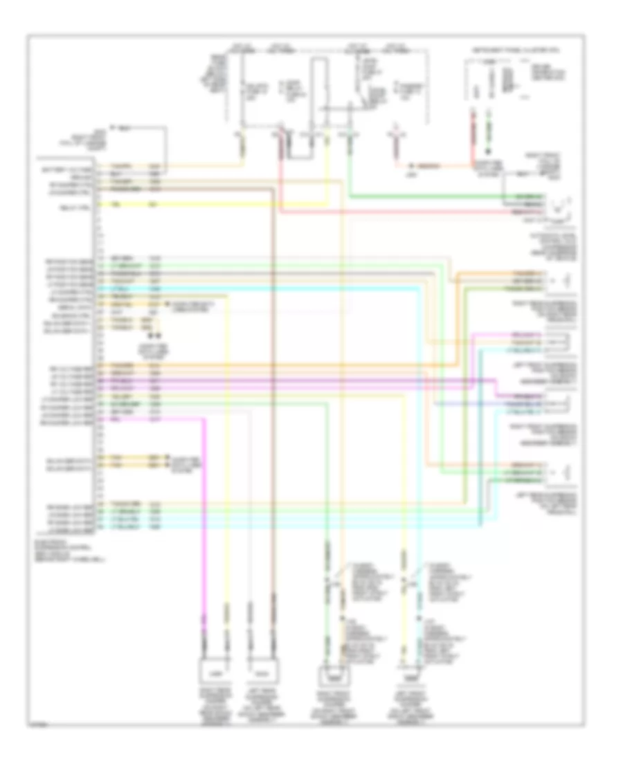 Electronic Damper Control Wiring Diagram for Buick Lucerne CXS 2008