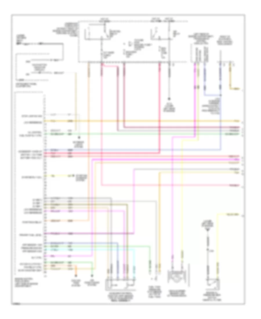 4.6L VIN Y, Engine Performance Wiring Diagram (1 of 5) for Buick Lucerne CXS 2008