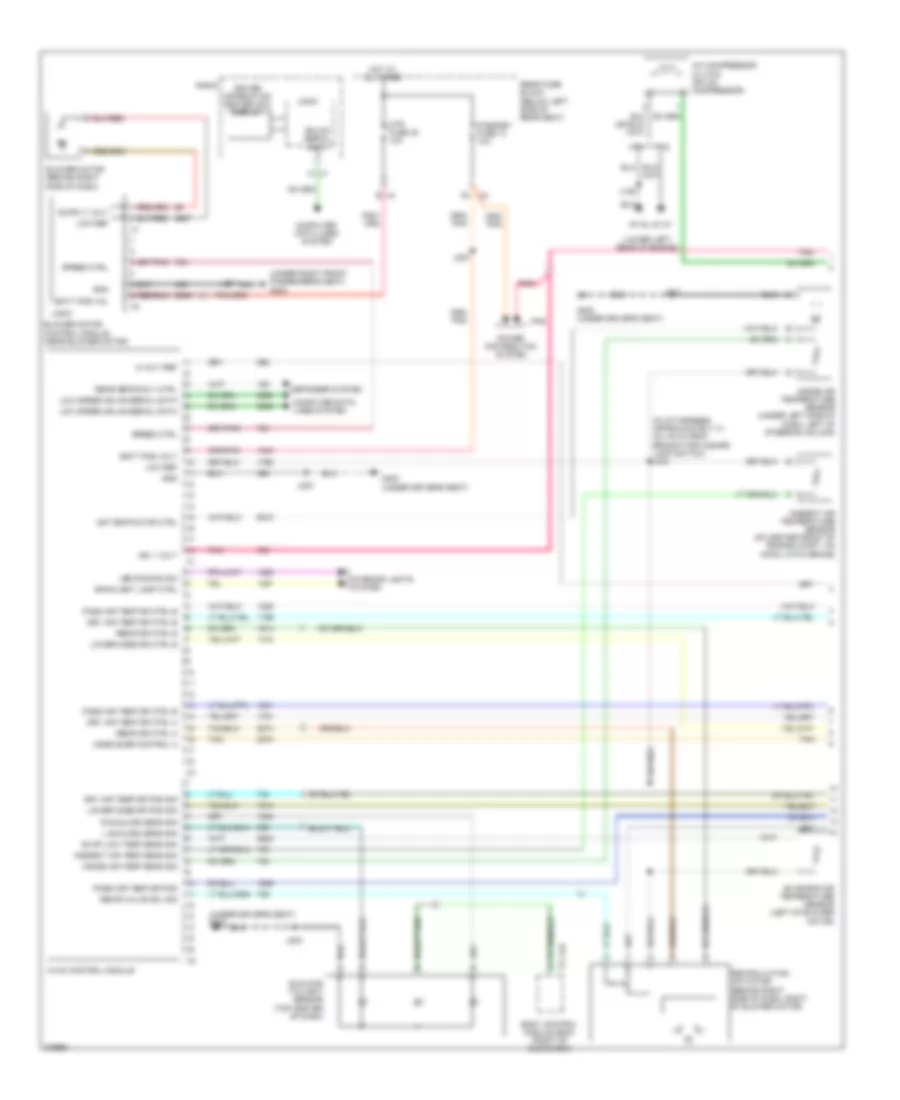 Automatic AC Wiring Diagram (1 of 2) for Buick Lucerne Super 2008