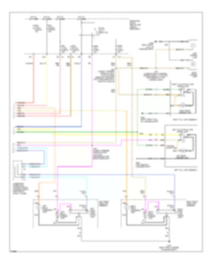 Exterior Lamps Wiring Diagram 2 of 2 for Buick Lucerne Super 2008