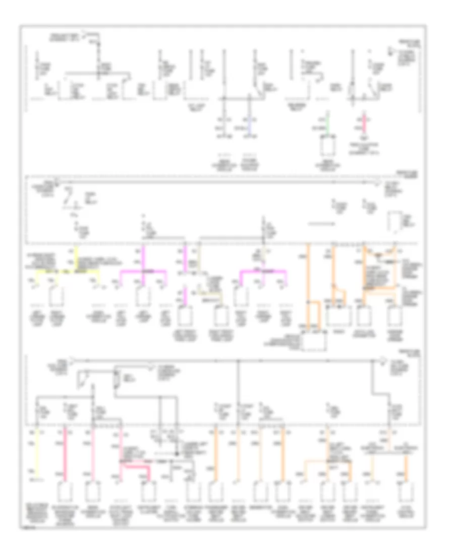 Power Distribution Wiring Diagram 2 of 4 for Buick LeSabre Custom 2003