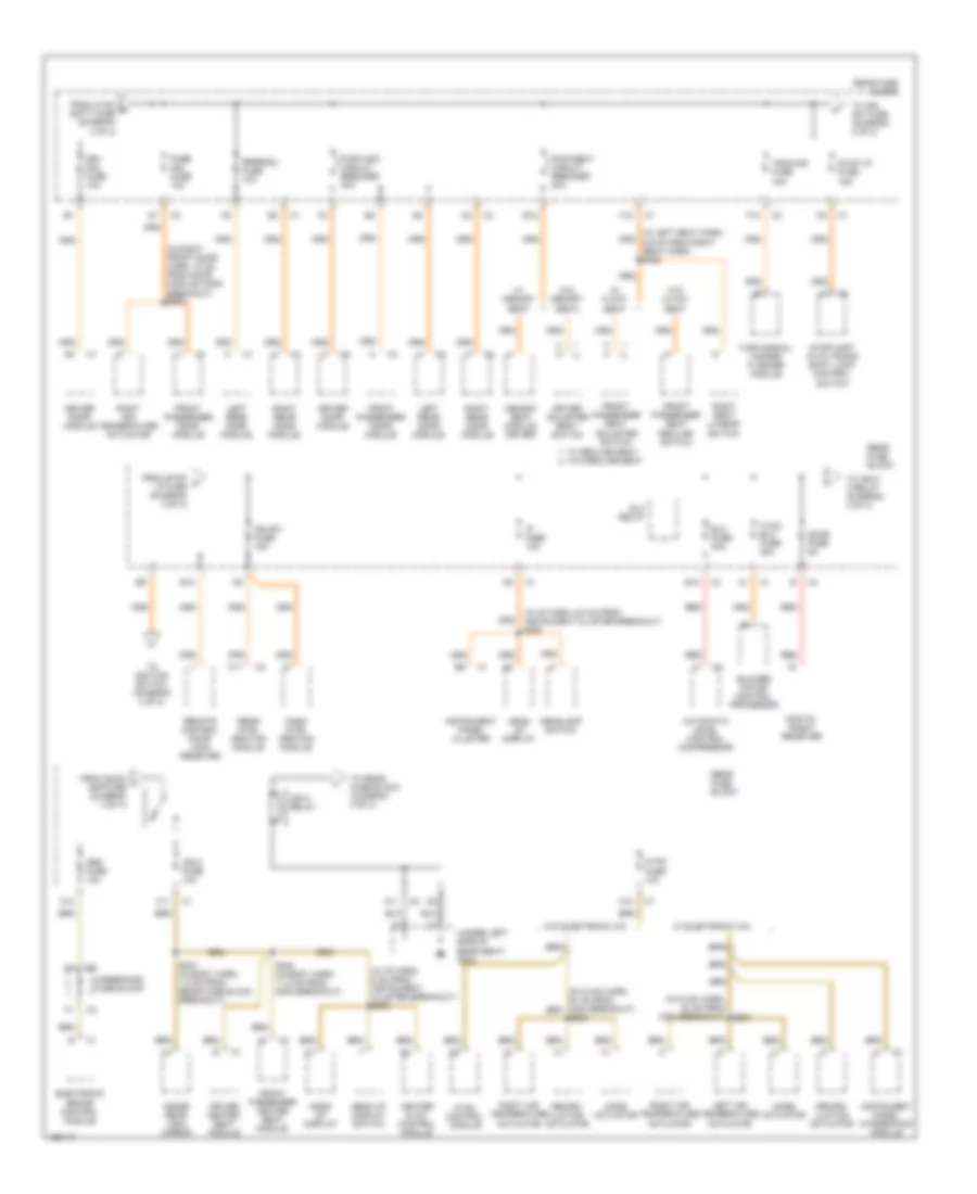Power Distribution Wiring Diagram (3 of 4) for Buick LeSabre Custom 2003