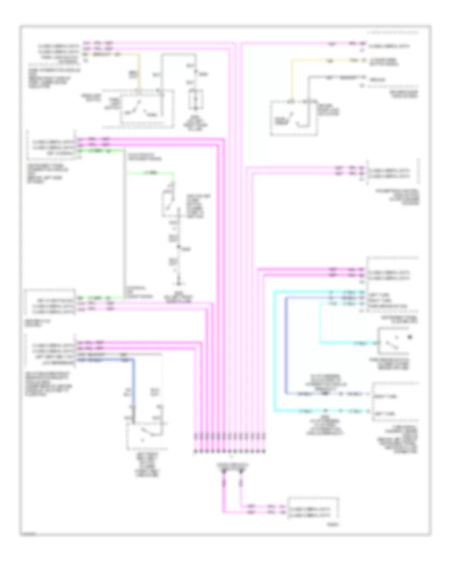 Warning Systems Wiring Diagram for Buick LeSabre Custom 2003