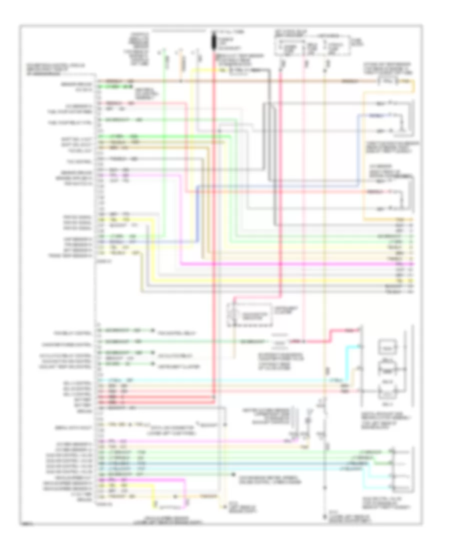 3.1L (VIN M), Engine Performance Wiring Diagrams (1 of 2) for Buick Skylark Limited 1995