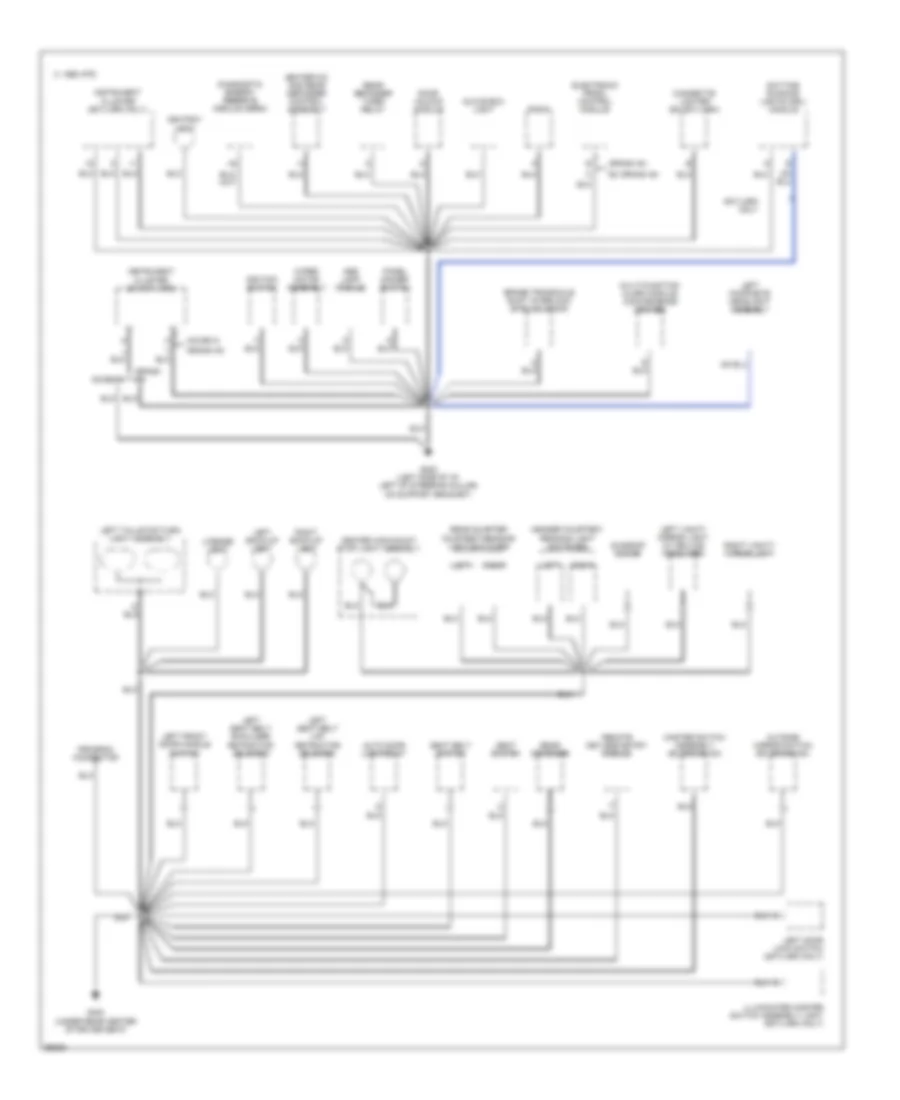 Ground Distribution Wiring Diagram (2 of 3) for Buick Skylark Limited 1995