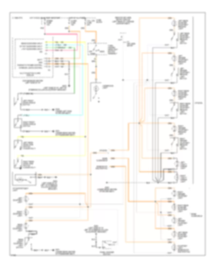 Courtesy Lamps Wiring Diagram for Buick Skylark Limited 1995