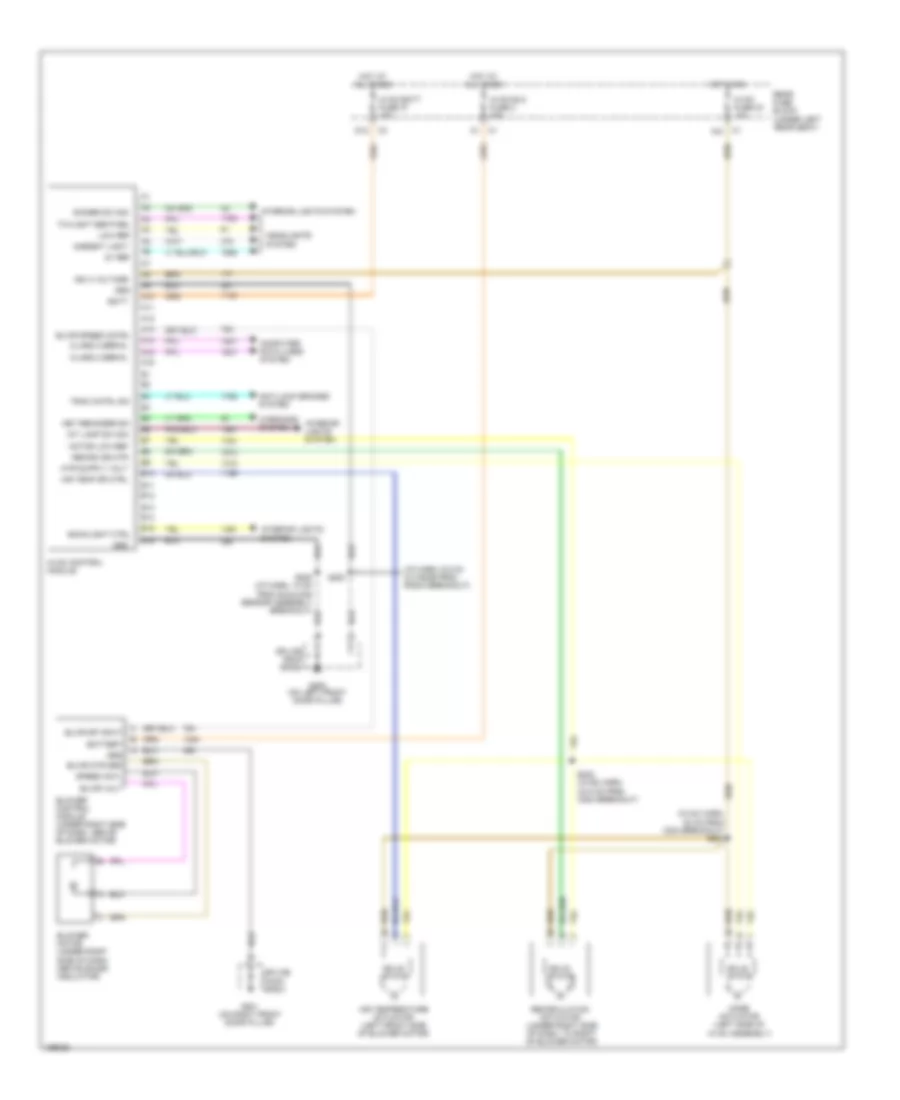 Manual A C Wiring Diagram 1 of 2 for Buick LeSabre Limited 2003