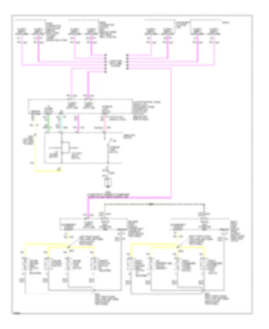 Instrument Illumination Wiring Diagram (2 of 2) for Buick LeSabre Limited 2003