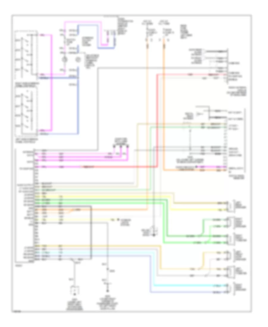 Radio Wiring Diagram for Buick LeSabre Limited 2003
