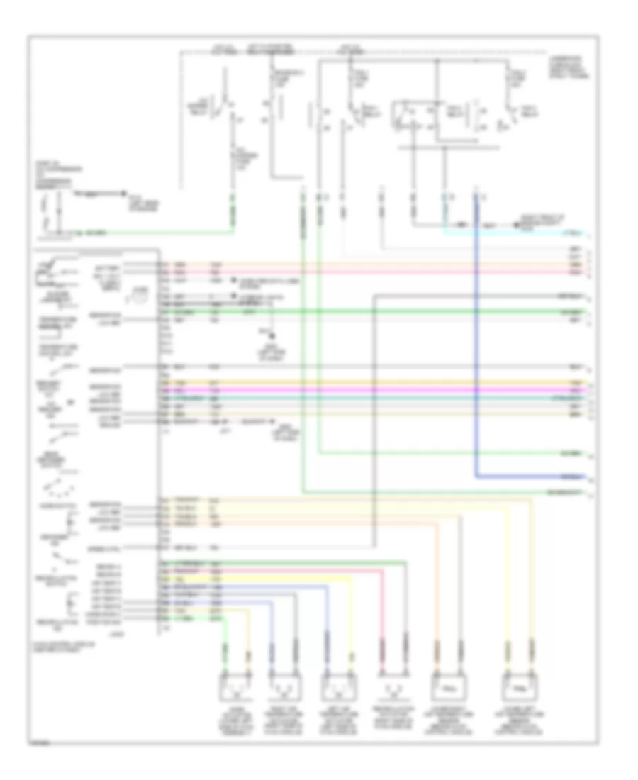 5 3L VIN C Automatic A C Wiring Diagram 1 of 2 for Buick Allure CX 2009