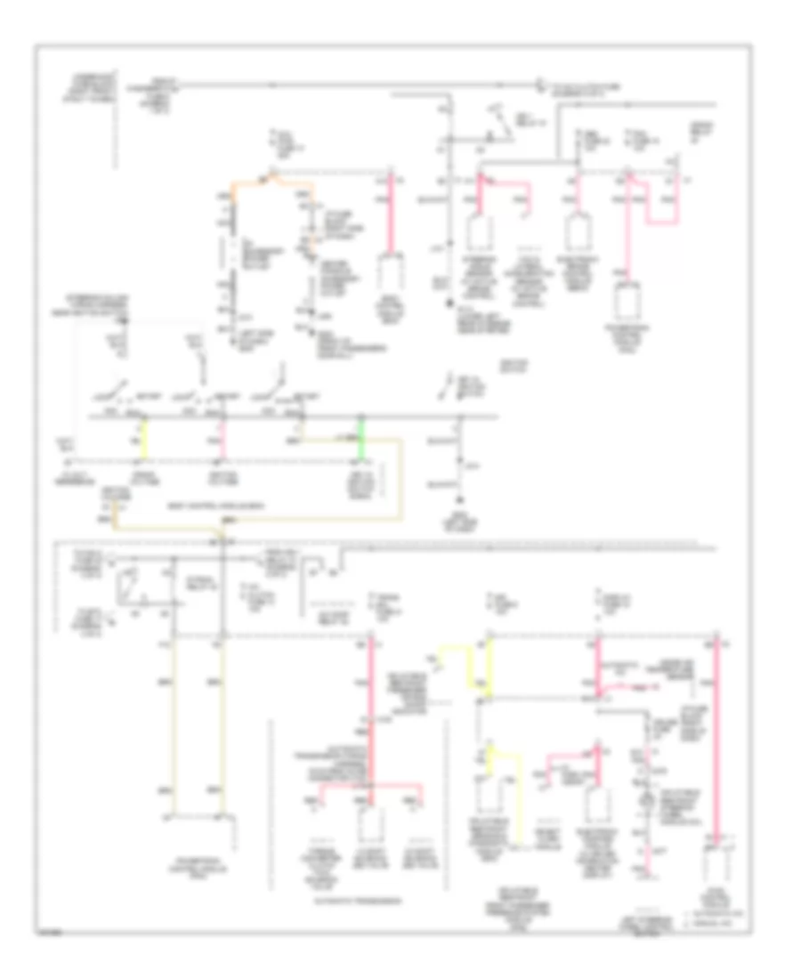 3.8L VIN 2, Power Distribution Wiring Diagram (2 of 3) for Buick Allure CX 2009