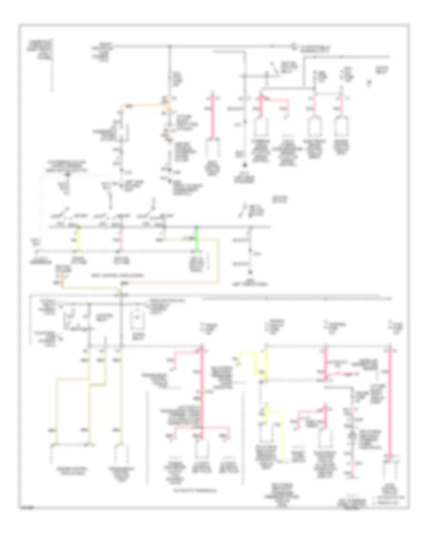 5.3L VIN C, Power Distribution Wiring Diagram (2 of 3) for Buick Allure CX 2009
