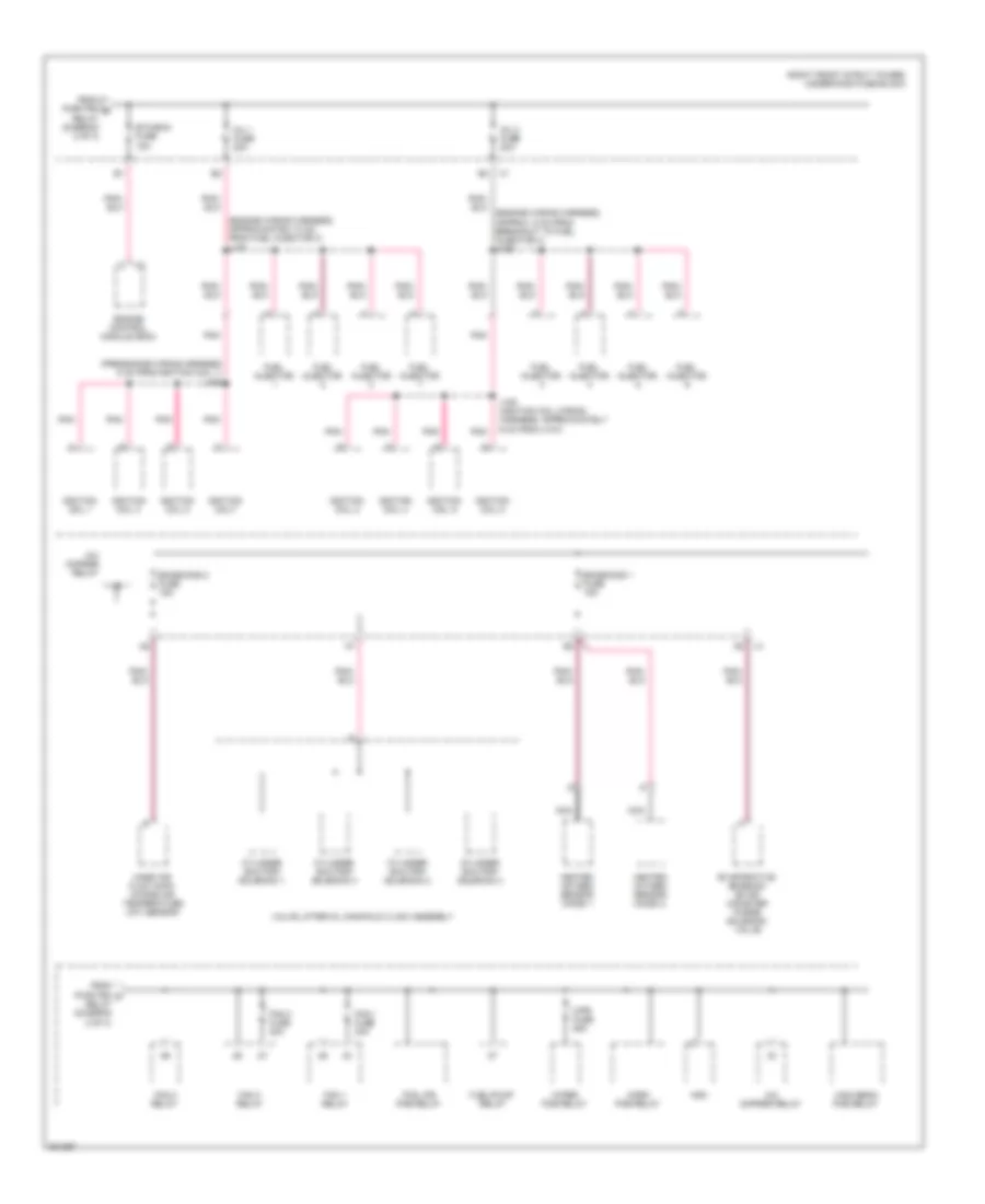 5 3L VIN C Power Distribution Wiring Diagram 3 of 3 for Buick Allure CX 2009