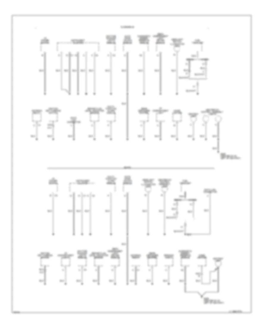 Ground Distribution Wiring Diagram (2 of 3) for Buick Century 1996