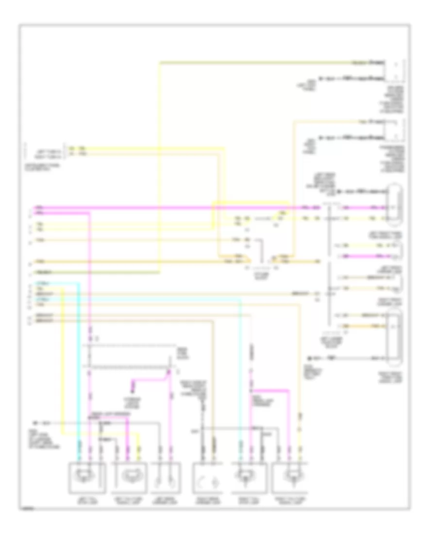 Exterior Lamps Wiring Diagram 2 of 2 for Buick Park Avenue 2003