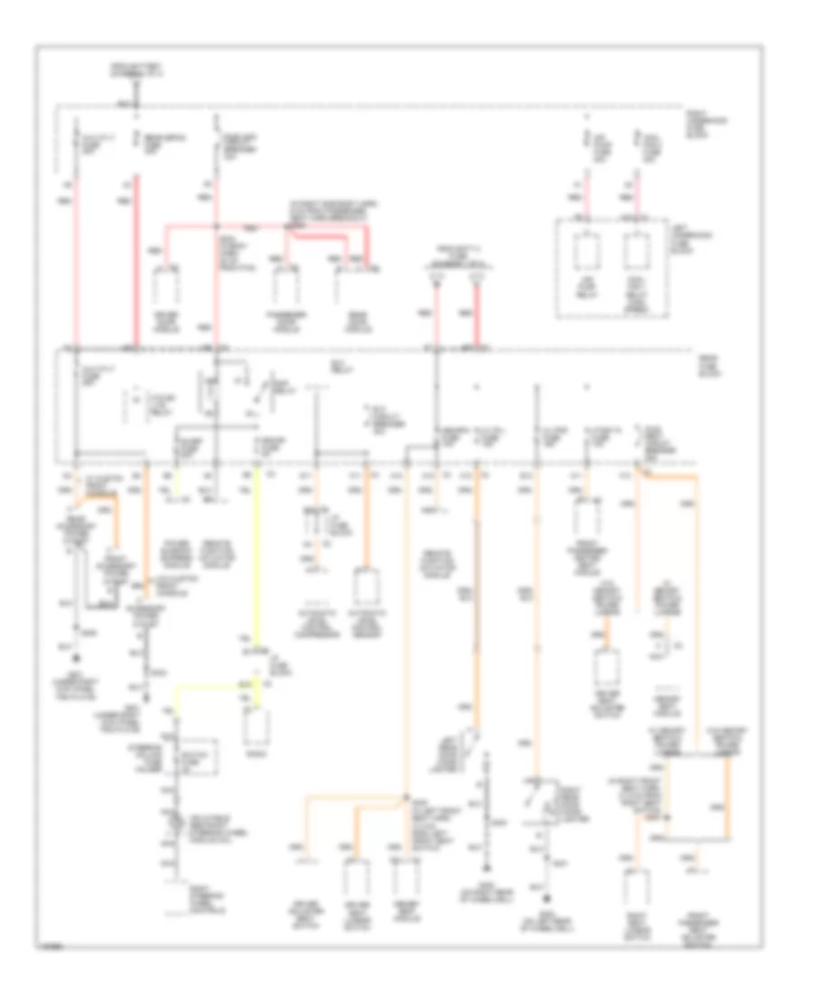 Power Distribution Wiring Diagram 2 of 4 for Buick Park Avenue 2003