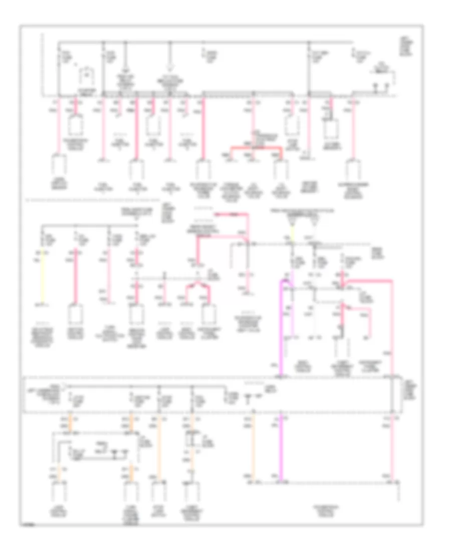 Power Distribution Wiring Diagram 4 of 4 for Buick Park Avenue 2003