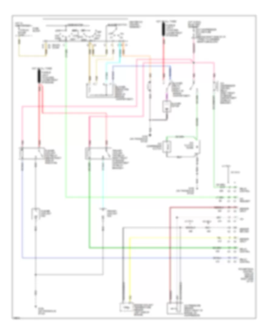 Air Conditioning Wiring Diagrams for Buick Century Custom 1996