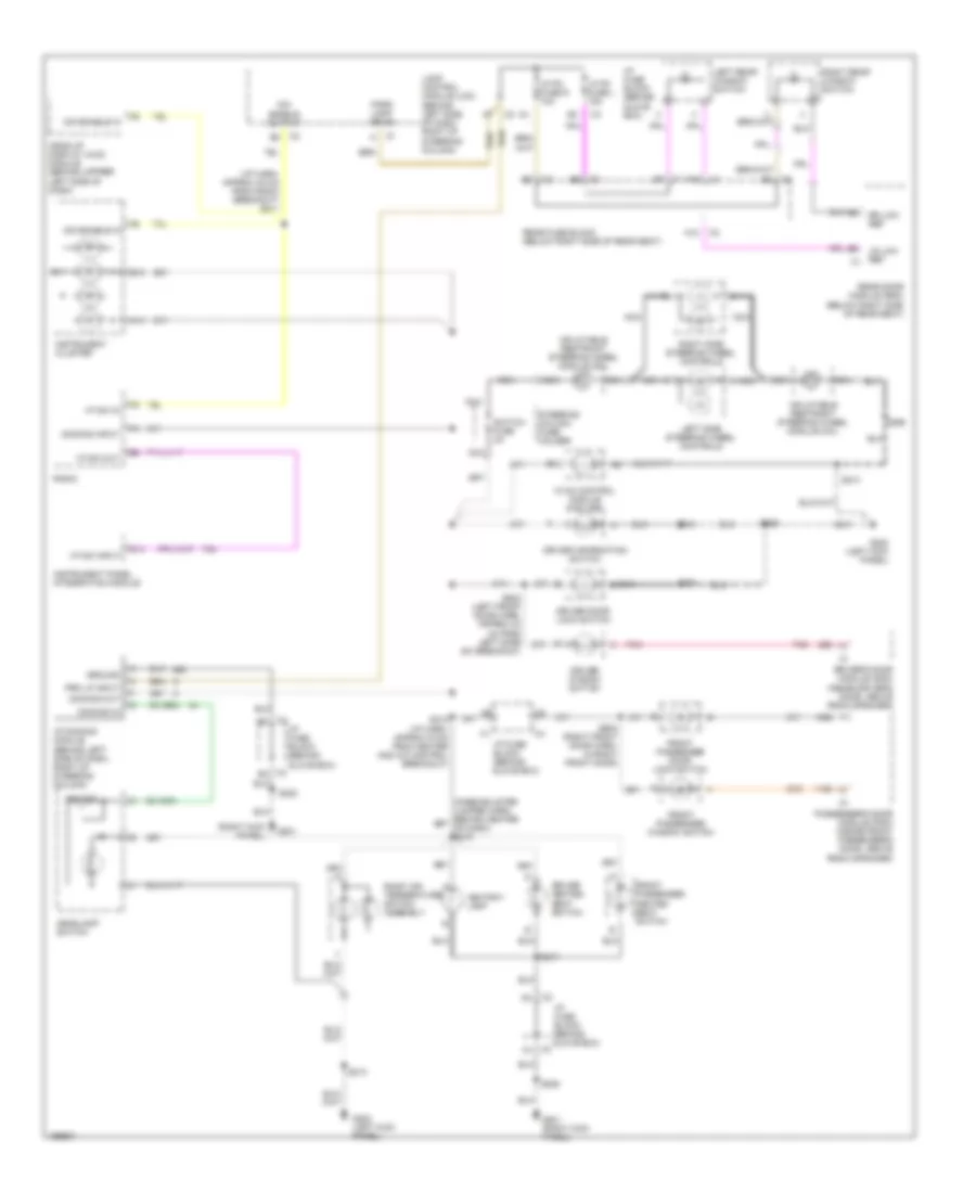 Instrument Illumination Wiring Diagram for Buick Park Avenue Ultra 2003