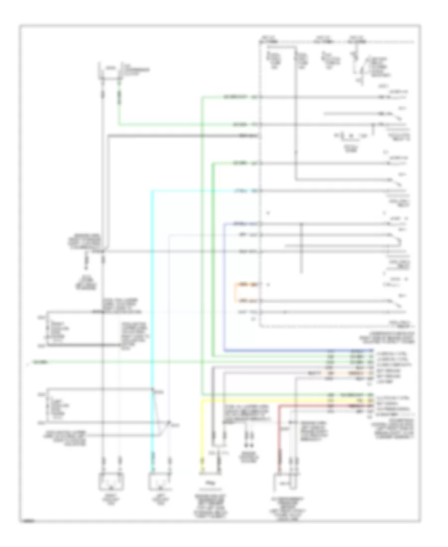 Automatic A C Wiring Diagram 2 of 2 for Buick Regal GS 2003