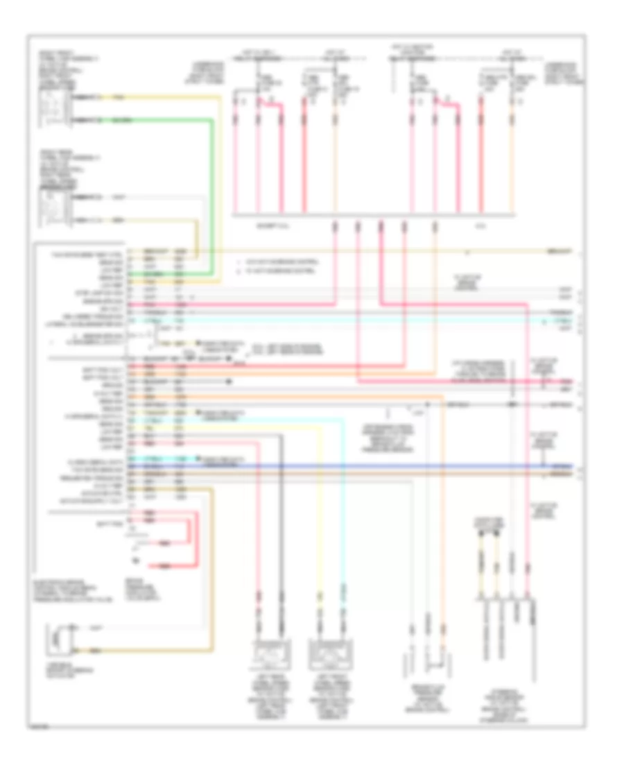 Anti lock Brakes Wiring Diagram 1 of 2 for Buick Allure Super 2009