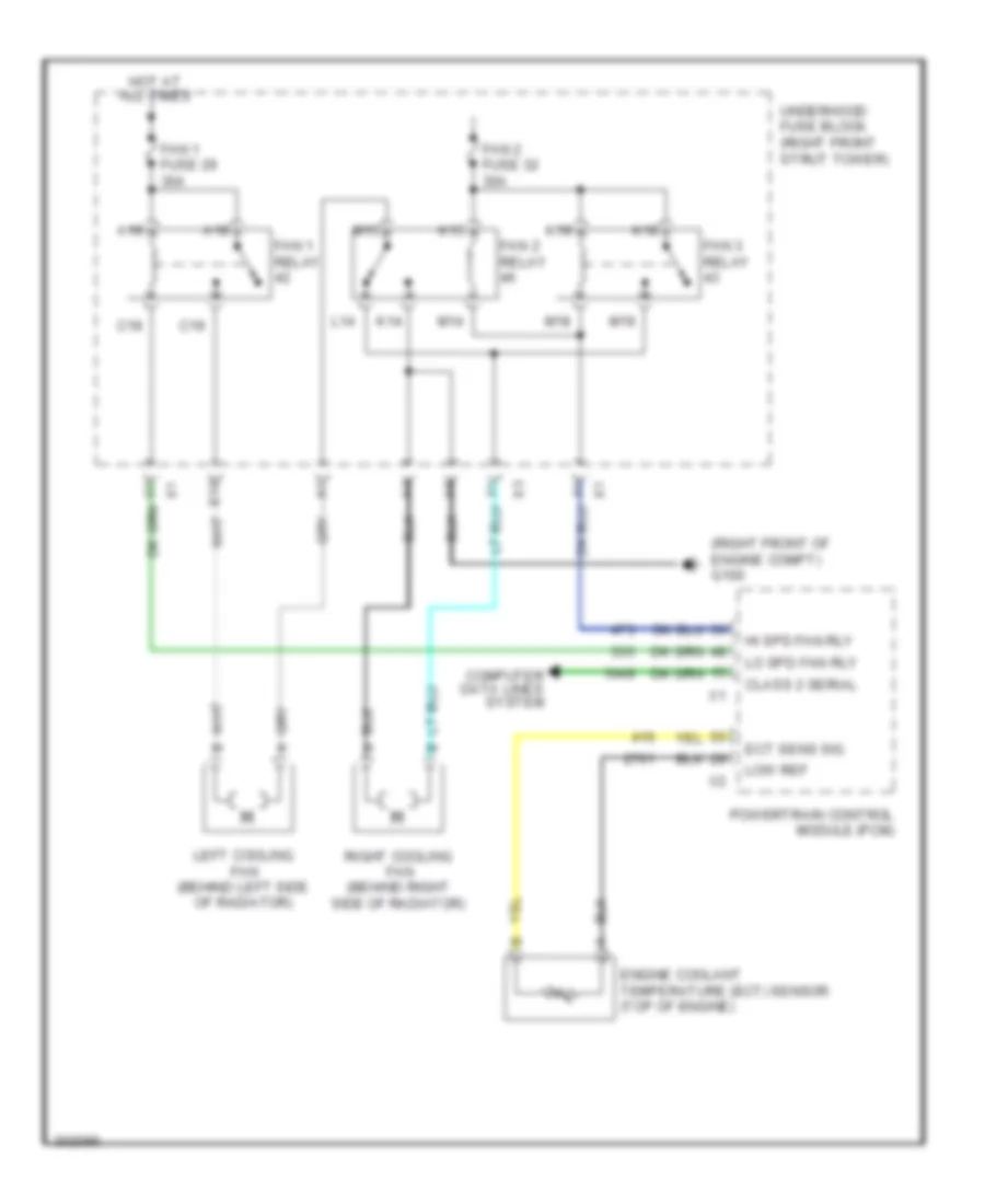 3 8L VIN 2 Cooling Fan Wiring Diagram for Buick Allure Super 2009