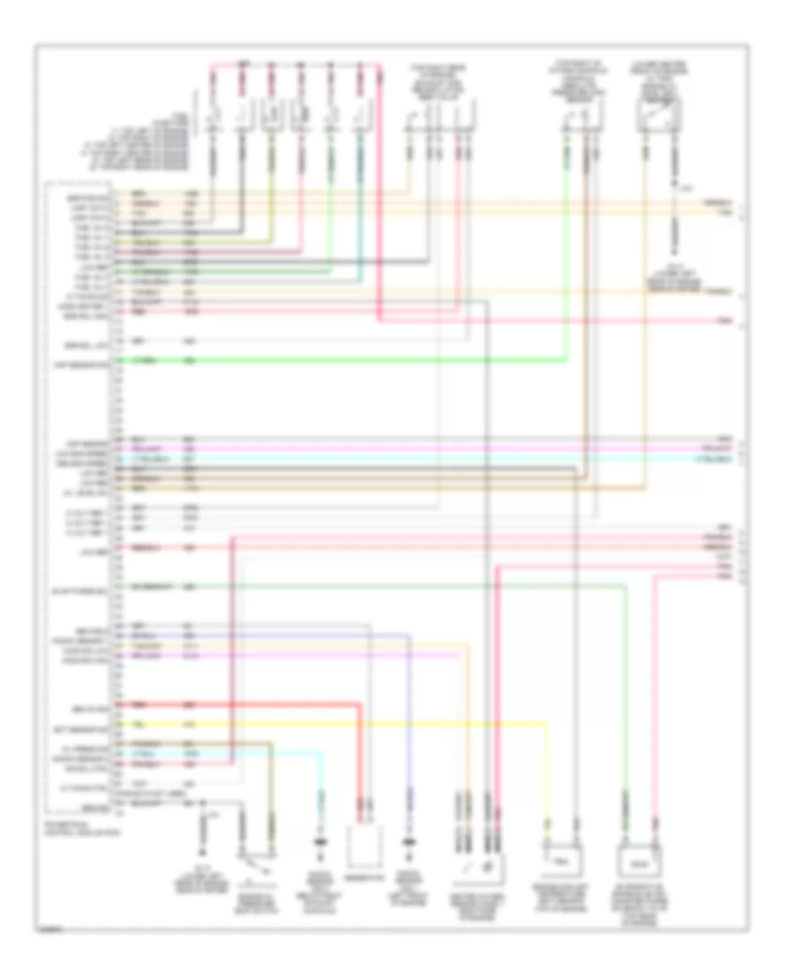 3 8L VIN 2 Engine Performance Wiring Diagram 1 of 5 for Buick Allure Super 2009