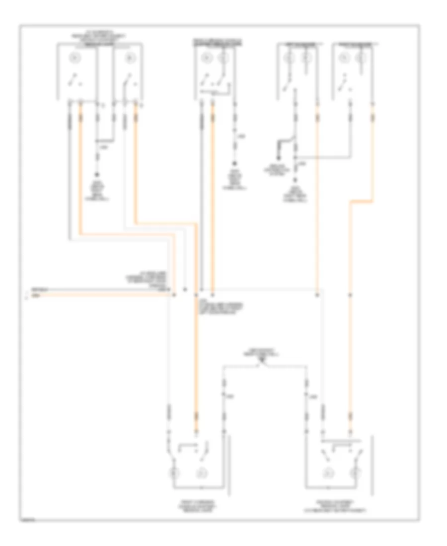 Courtesy Lamps Wiring Diagram 2 of 2 for Buick Enclave CX 2009
