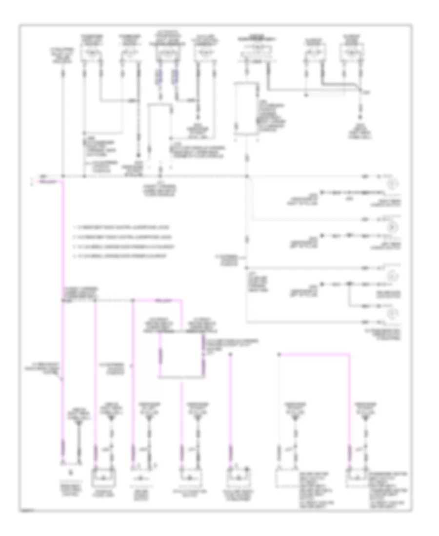 Instrument Illumination Wiring Diagram 2 of 2 for Buick Enclave CX 2009