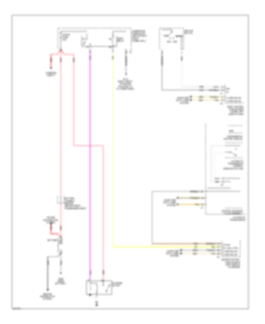 Starting Wiring Diagram for Buick Enclave CX 2009