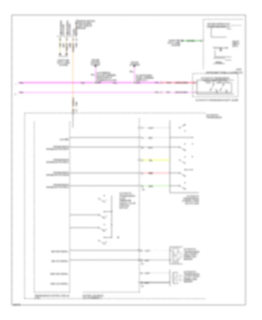 A T Wiring Diagram 2 of 2 for Buick Enclave CX 2009