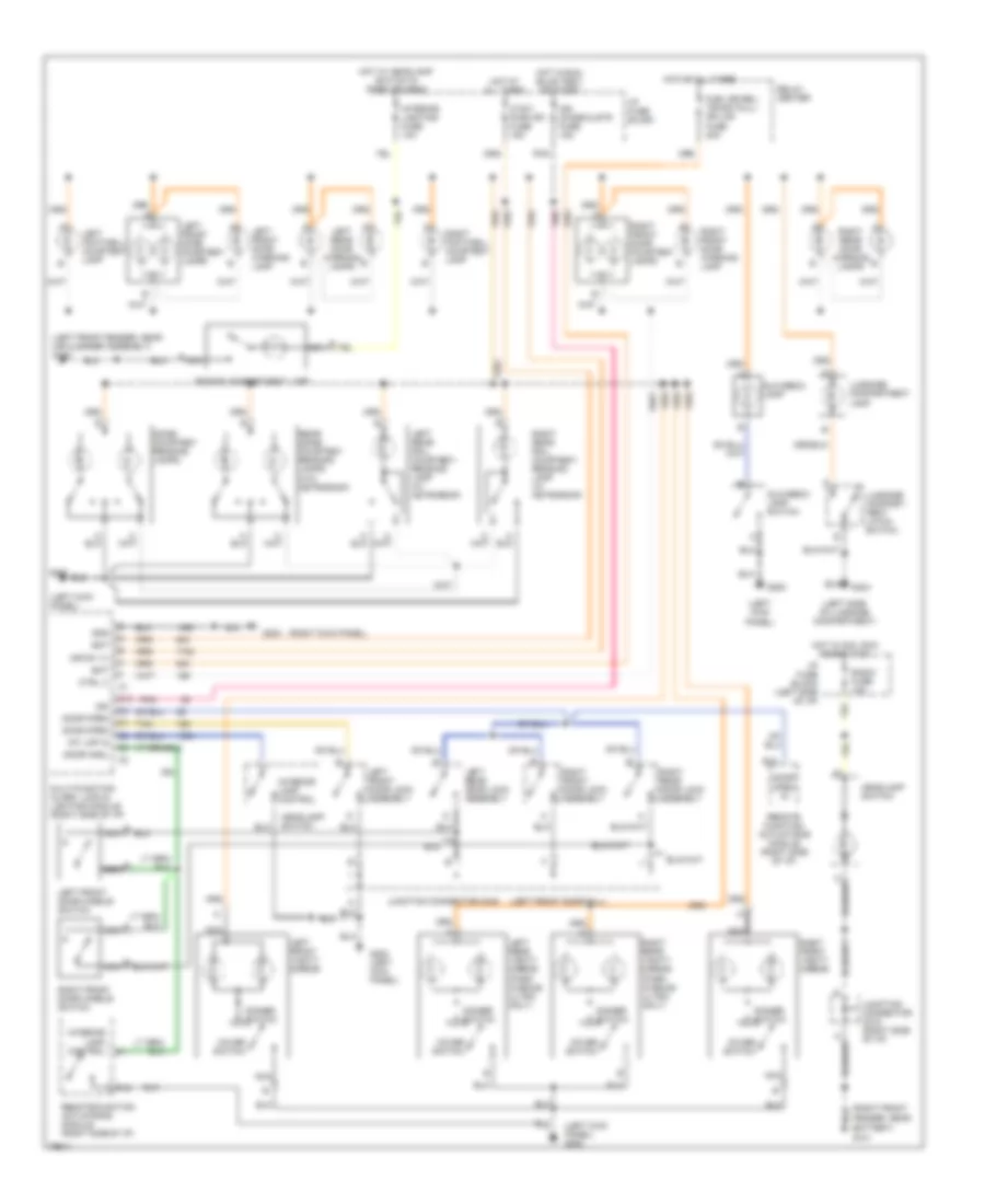 Courtesy Lamps Wiring Diagram for Buick LeSabre Custom 1996