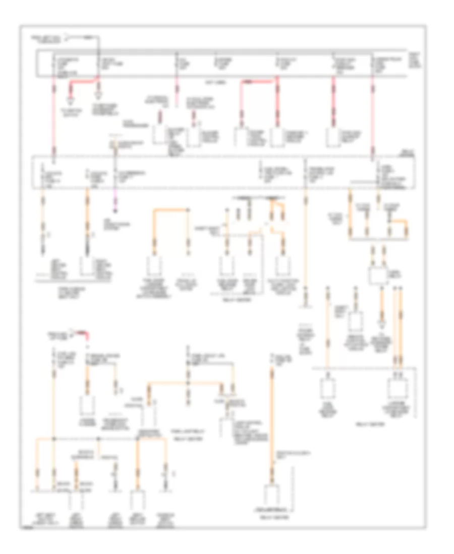 Power Distribution Wiring Diagram (2 of 5) for Buick LeSabre Custom 1996