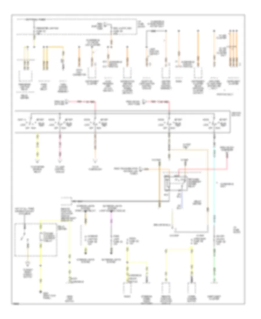 Power Distribution Wiring Diagram (3 of 5) for Buick LeSabre Custom 1996