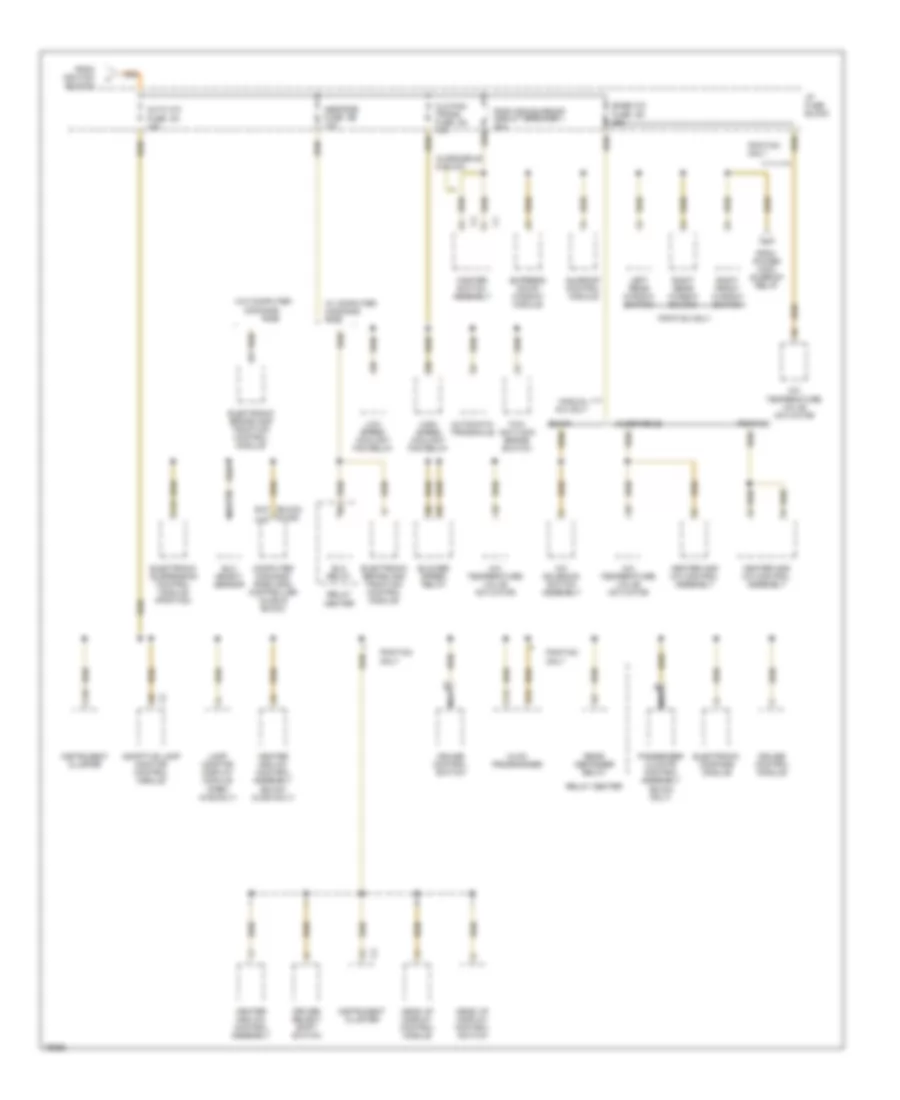 Power Distribution Wiring Diagram 4 of 5 for Buick LeSabre Custom 1996