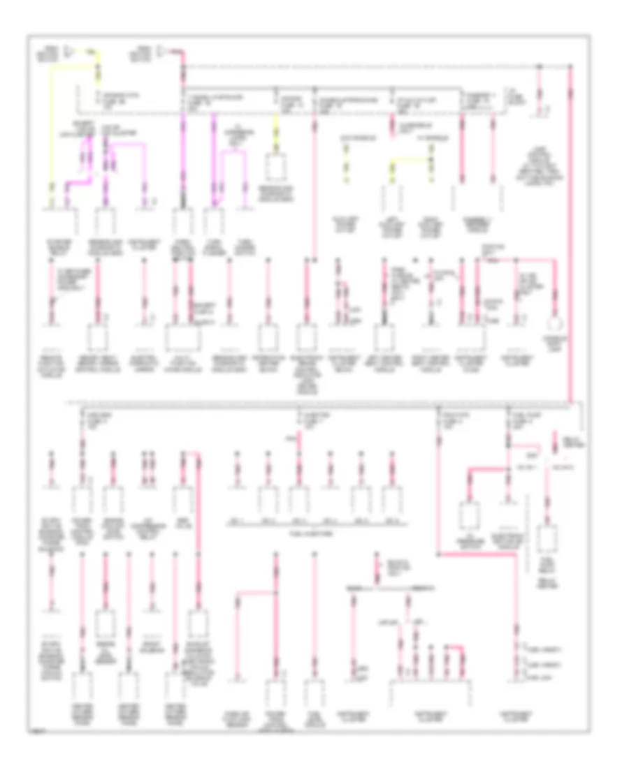 Power Distribution Wiring Diagram (5 of 5) for Buick LeSabre Custom 1996