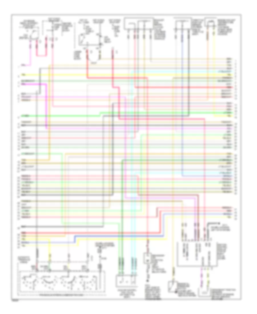 3.4L VIN E, Engine Performance Wiring Diagram (3 of 4) for Buick Rendezvous CX 2003