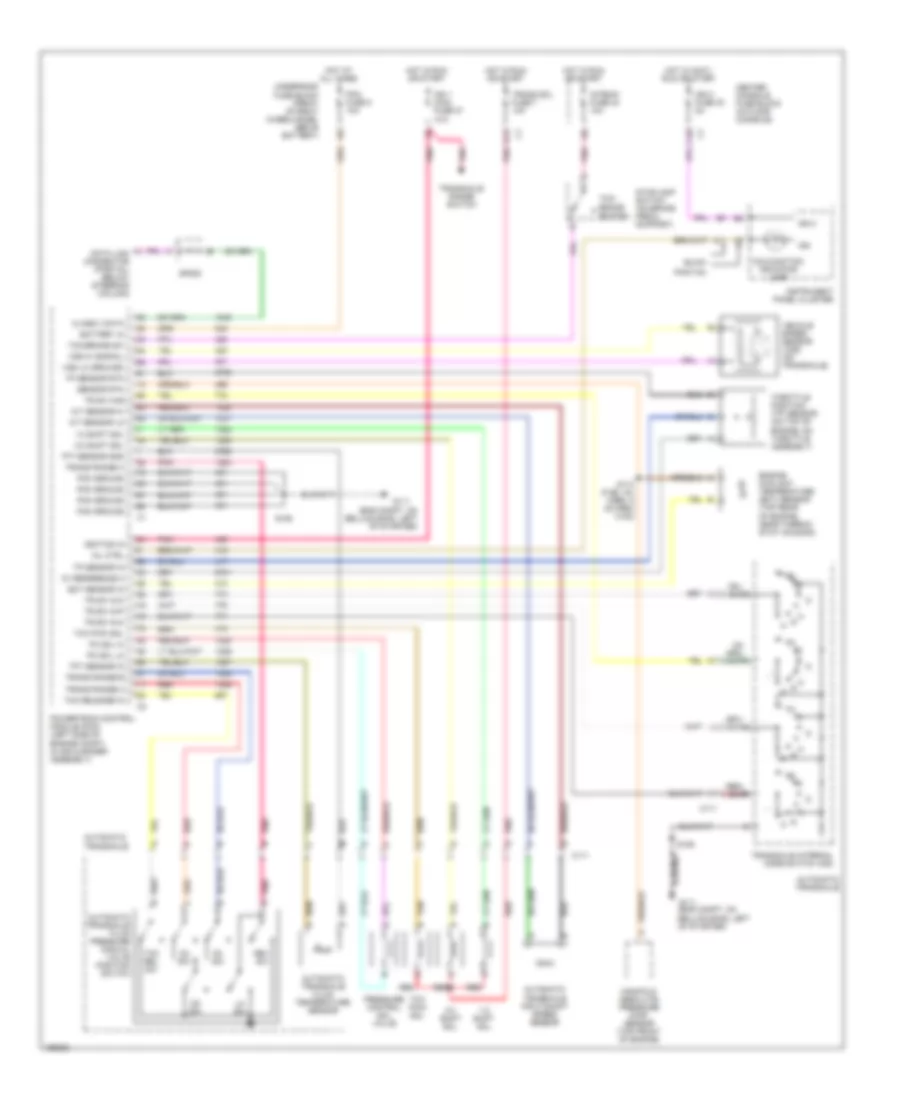 3 4L VIN E A T Wiring Diagram for Buick Rendezvous CX 2003