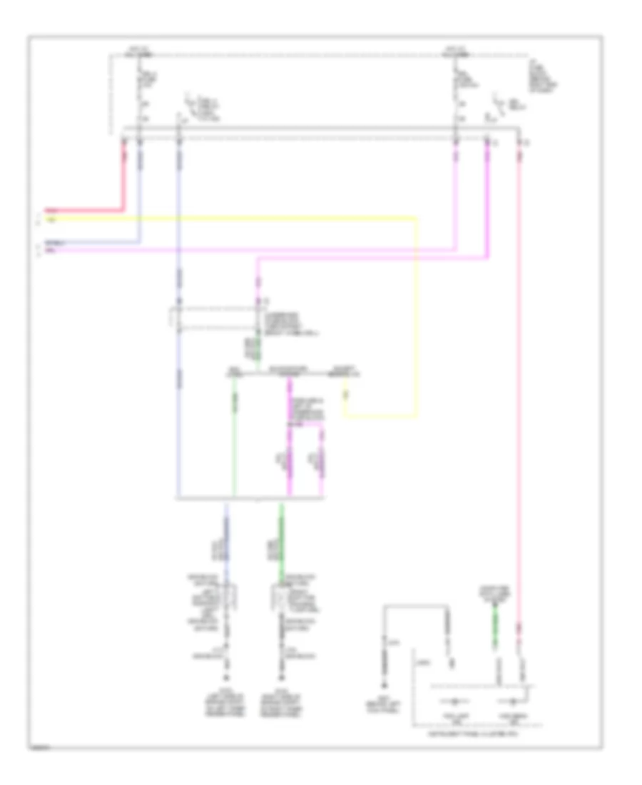 Headlamps Wiring Diagram 3 of 3 for Buick Enclave CXL 2009