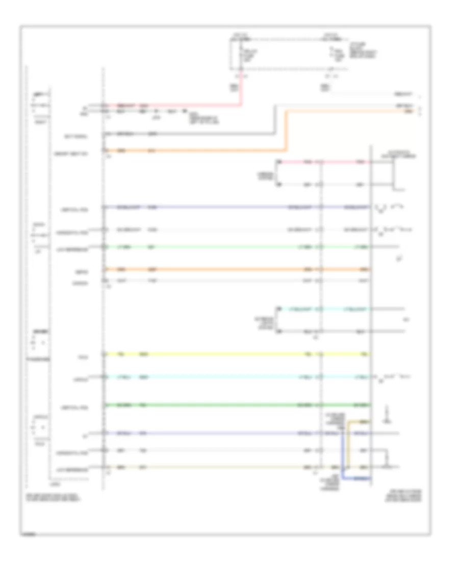 Memory Mirrors Wiring Diagram (1 of 2) for Buick Enclave CXL 2009