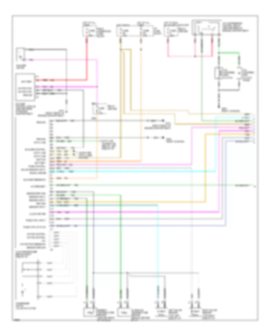 Air Conditioning Wiring Diagrams Auto A C 1 of 2 for Buick LeSabre Limited 1996