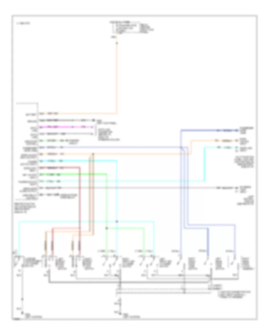 Forced Entry Wiring Diagram for Buick LeSabre Limited 1996
