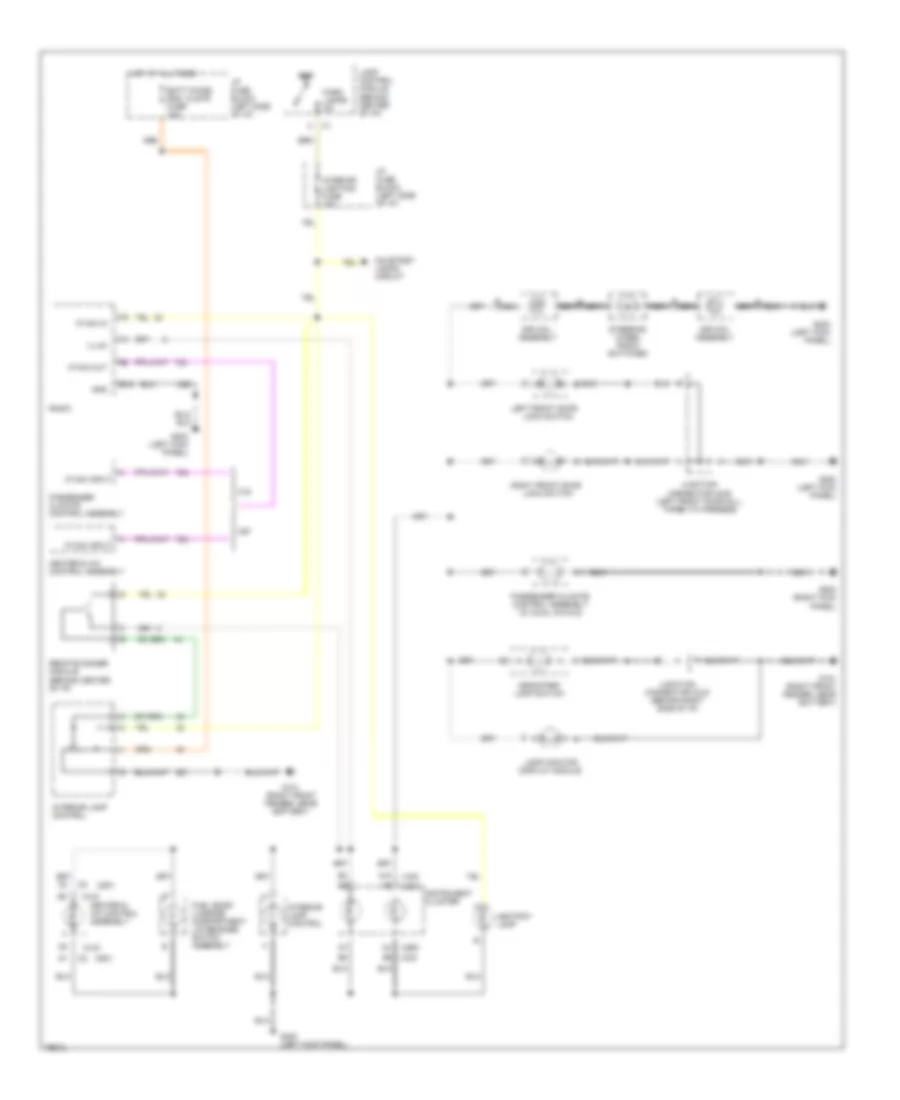 Instrument Illumination Wiring Diagram for Buick LeSabre Limited 1996