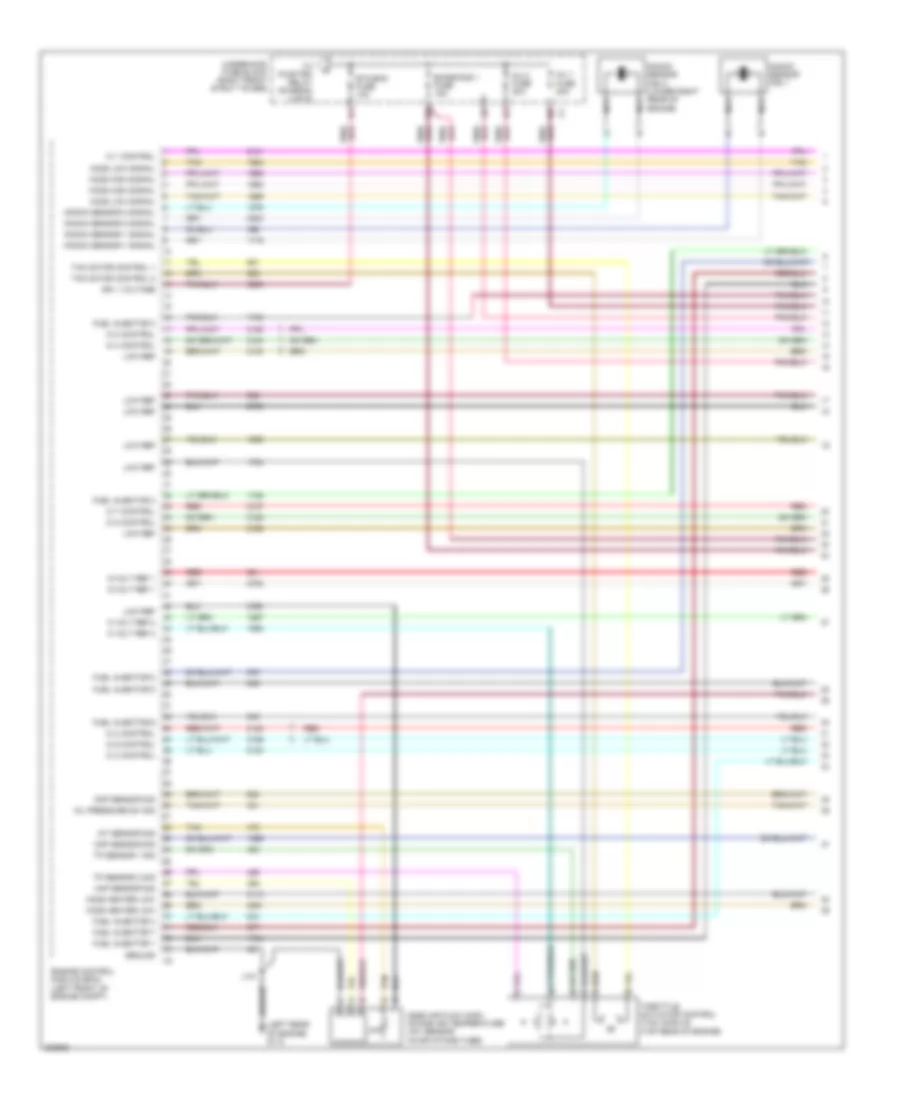 5.3L VIN C, Engine Performance Wiring Diagram (1 of 5) for Buick LaCrosse CX 2009