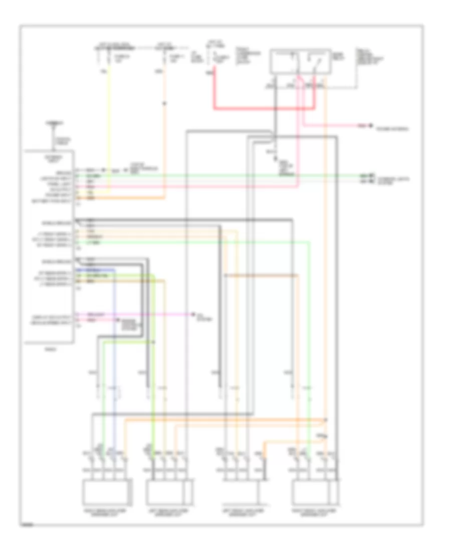 Radio Wiring Diagrams with Delco Bose for Buick Park Avenue Ultra 1991