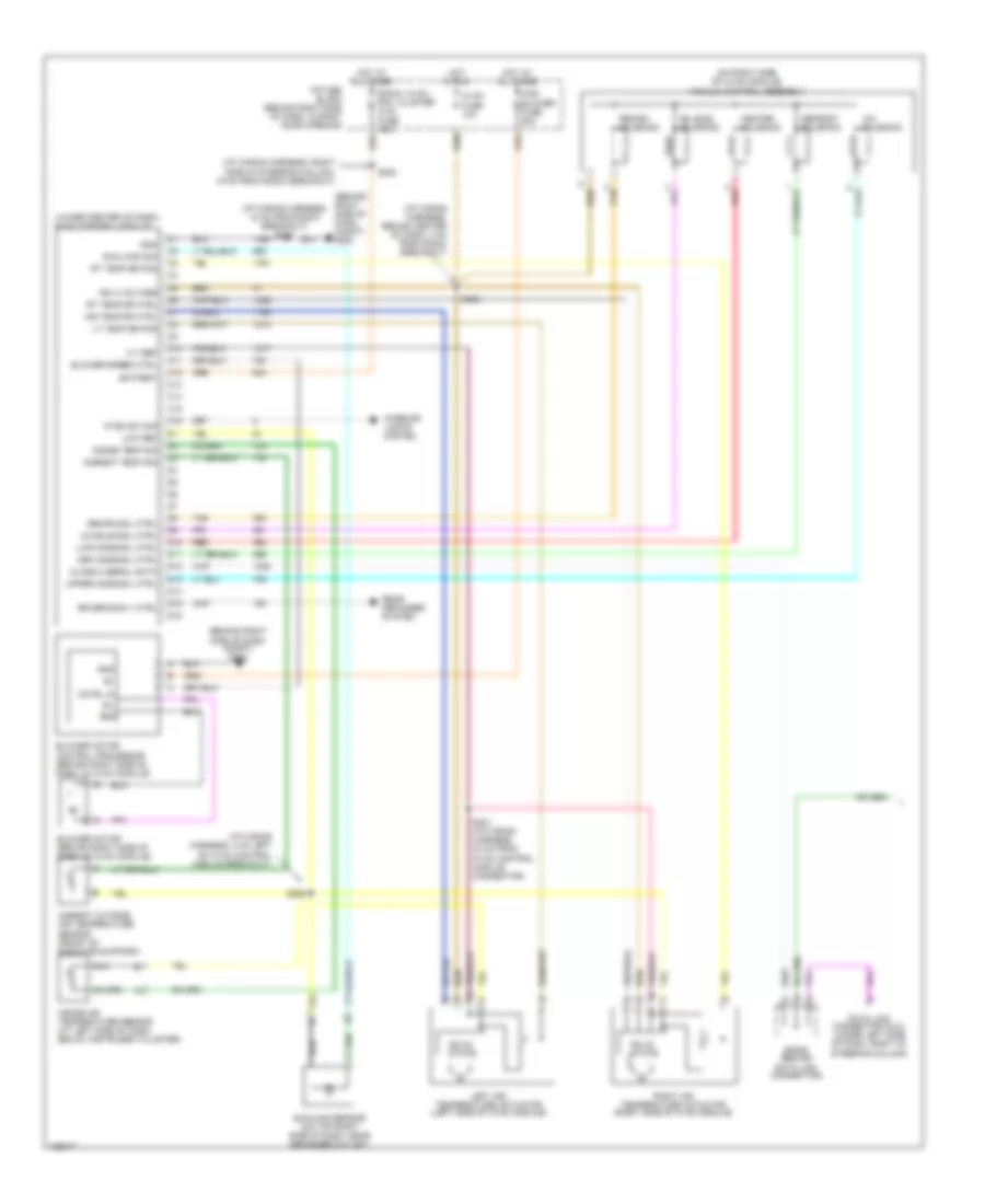 Automatic A C Wiring Diagram 1 of 2 for Buick Century 2004