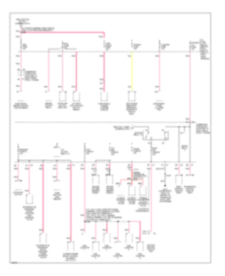 Power Distribution Wiring Diagram (3 of 3) for Buick Century 2004
