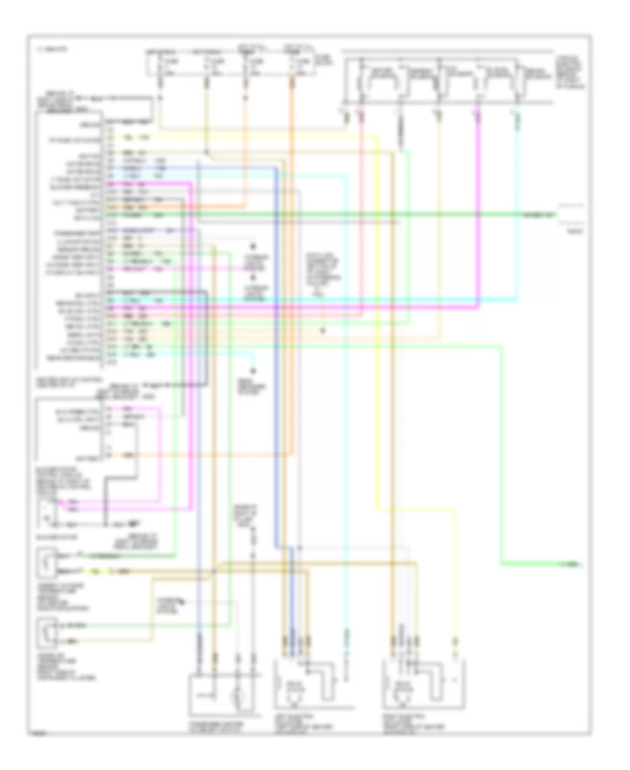 Air Conditioning Wiring Diagrams Auto A C 1 of 2 for Buick Regal Custom 1996
