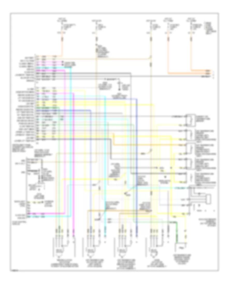 Automatic A C Wiring Diagram 1 of 2 for Buick LeSabre Custom 2004